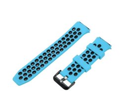 Sports Silicone Strap For Huawei GT 2E-LIGHT Blue black