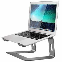 Soundance Aluminum Laptop Stand For Desk Compatible With Mac Macbook Pro Air Apple Notebook Portable Holder Ergonomic Elevator Metal Riser For 10 To 15.6