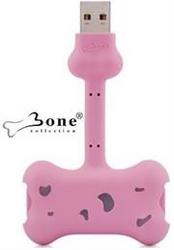 Bone Collection Doggy Link AP06041-P 2-Port Portable USB Hub in Pink