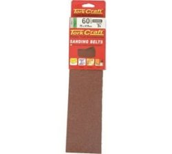 Tork Craft - Sanding Belt - 2 Piece - 75MM X 610MM - 60 Grit - 10 Pack