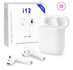 TWS I12 Airpods With Docking Station
