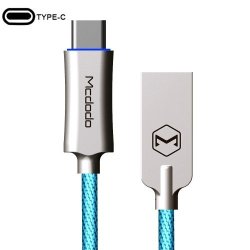 Mcdodo CA-2882 Knight Series USB Type-c Male To USB 3.0 A Male Dual Chips Quick Charge + Auto Dis...