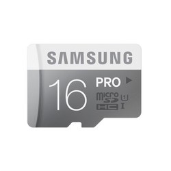 Samsung 16GB Pro Micro SD Card With Adapter