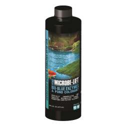 Microbe-lift Bio-blue Enzymes And Pond Water Colorant - 473ML