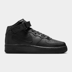 Nike Junior Air Force 1 Mid Le Black Sneaker