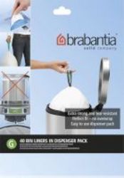 Brabantia Binliner Code G 23 30 Litre 40 Bags
