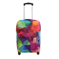 Explore Land Travel Luggage Cover Fits 18-32 Inch Luggage M 23-26 Inch Luggage Geometry