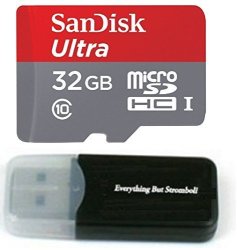 Sandisk Ultra 32GB Microsdhc Memory Card For LG G4 Smartphone Is Custom Formatted For High Speed Recording Includes Standard Sd Adapter. UHS-1 Class 10