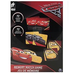 Disney Cars 3 Memory Match Game
