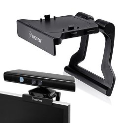 Wci Quality Clip Mount For Microsoft Xbox 360 Kinect Sensor - Clip On To Flat Panel Tv Screen Or Entertainment Center