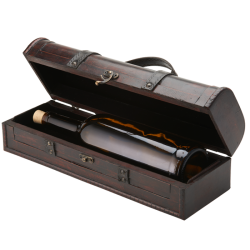 Single Wooden Wine Carry Case