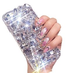 For Samsung Galaxy S7 Edge Case For Samsung Galaxy S7 Edge Case Skyxd 3D Luxury Handmade Glitter Rhinestone Bling Full White Crystal Diamond Jewelry