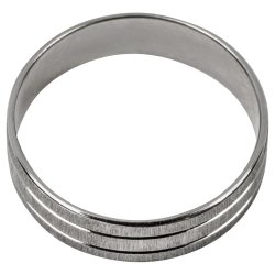6MM Flat Sf Band With 2 Cv Lines Size V