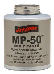 Jet-Lube MP-50 Multi Purpose Non-melting Moly Paste 1 Lbs Plug Top Can