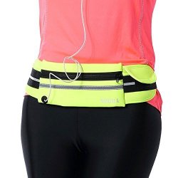 Running Belt Waist Pack Compact Sports Fanny Pack For Iphone 6S 6 6PLUS Multi-functional Travel Money Belt Waist Bags For Gym Hiking Running Traveling Yellow