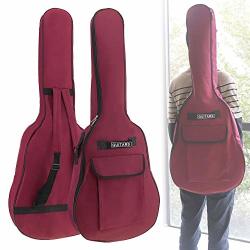 Yipaisi 40 41 Inch Acoustic Guitar Gig Bag Waterproof Guitar Case Soft Guitar Backpack Padded Dual Shoulder Strap Soft Case Cover Adjustable Bag For Acoustic Classical Guitar