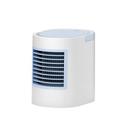 Yesjikil ? MINI Desktop Air Conditioner 178X133X170MM Portable MINI Air Conditioner Cool Cooling For Bedroom Cooler Fan Blue