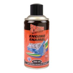 Engine Enamel Spray Paint Gloss Black 250ML