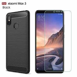 Xiaomi Mi Max 3 Case With Xiaomi Mi Max 3 Screen Protector. Mylb 2 In 1 Scratch Resistant Anti-fall Fashion Soft Tpu Shockproof Case With