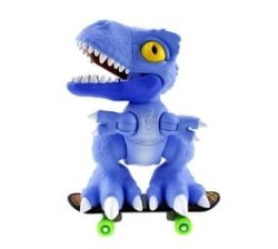T-rex Skateboarder Blue