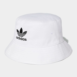 Adidas Originals Adicolor Trefoil White Bucket Hat