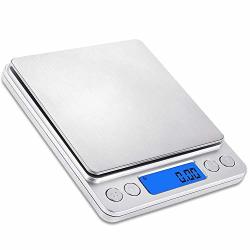 Premium High Precision Digital Milligram Scale 50 X 0.001G Reloading Jewelry Scale With Case Tweezer Calibration Weight And Weighing Pan Pocket Size