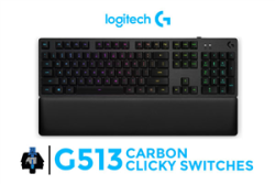 Logitech G513 Carbon Rgb Mechanical Keyboard Blue Switch