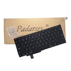 Padarsey New Us Black Keyboard For 17-INCH Macbook Pro Unibody A1297 2009 2010 2011 2012 MB604LL A MC226LL A MC227LL A MC024LL A MC725LL A MD311LL A With 80 Pce