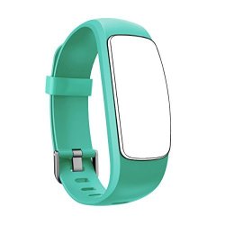 Coffea Replacement Bands Adjustable Wristband For Fitness Tracker H7-HR ID107 Plushr Teal