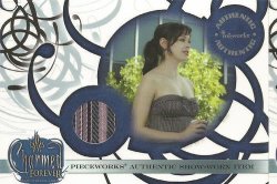 Rose Mcgowan - Charmed "forever" Tv Series - "authentic Pieceworks" Card Pw3