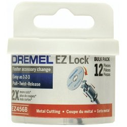 Dremel EZ456B 1 1 2-INCH Ez Lock Rotary Tool Cut-off Wheels For Metal - 12 Pieces
