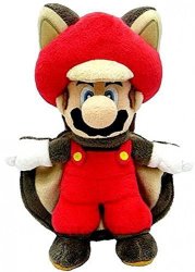 New Super Mario Bros U Mario 14-INCH Plush Flying Squirrel