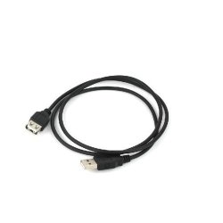 1.0M USB 2.0 Male To Female Extension Cable - Black