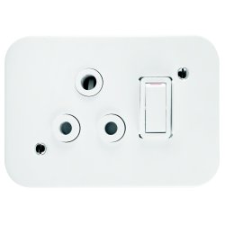 Single Industrial Switch Socket 16A 7390P