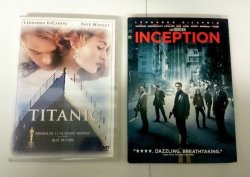 Leonardo Dicaprio 2 Movie Set - Titanic And Inception
