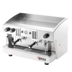 Atlas Commercial Espresso Machine - 3 Group Epu Semi-automatic White