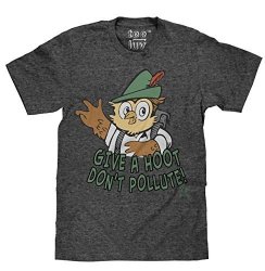 Woodsy Owl "give A Hoot" Soft Touch Tee-large