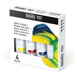 Liquitex Professional Heavy Body Acrylic Paint Set Mixing 4