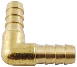 Brass MettleAir 99HB-5 5/16 ID Elbow 90 degree Hose Barb Union Fitting Pack of 10 99HB-5-10PK 