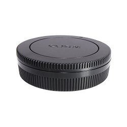 Camdesign Rear Lens Cap And Body Cap Set Compatible With Canon Eos M Mirrorless Camera And Lens
