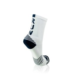 White Run Running Socks Anti-blister - 8-12