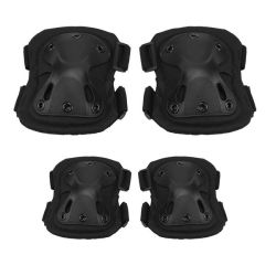 Outdoor Safety Tactical Knee And Elbow Pad Set
