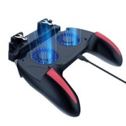 Gamepad For Smartphones With Cooling Fan Black