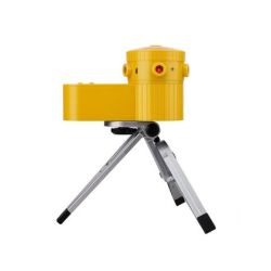 Multifunctional Laser Leveler Pointer Measuring Tool With Tripod Yellow