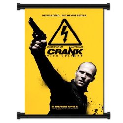 Crank Movie Jason Statham Fabric Wall Scroll Poster 31" X 42" Inches