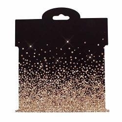 Champagne Rhinestone Crusted Hair-bow Display Cards Large -50 Cards