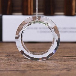 Rumas 2018 Handing Ring Chandelier Glass Crystals Lamp Prisms Parts Drops Pendant 50MM 1PCS