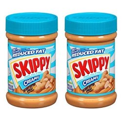 Skippy Peanut Butter Reduced Fat Creamy 16.3-OUNCE Jars Pack Of 2