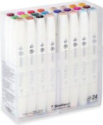 Touch Twin Brush Marker Pen Set 24 X Assorted Colours