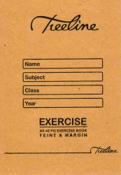 Treeline Exercise Book A5 48PG Feint & Margin